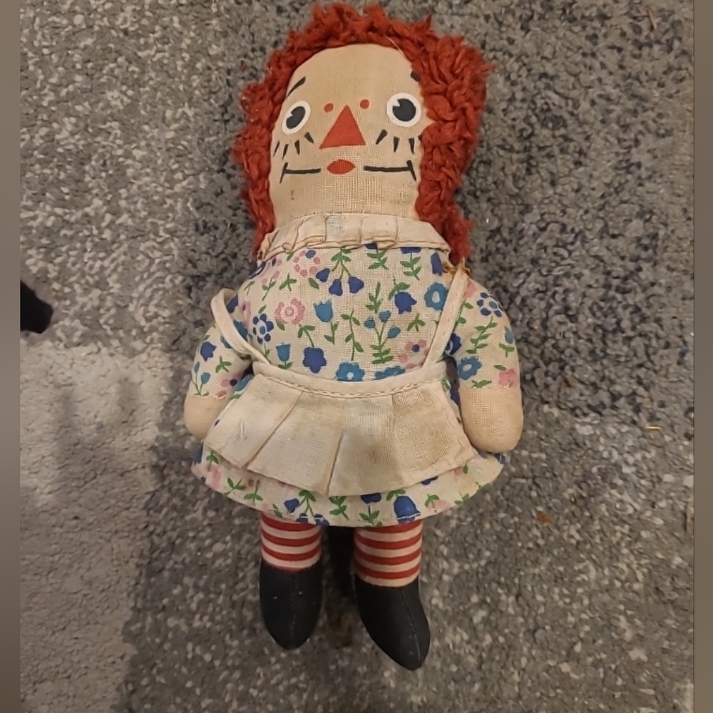 Vintage 70s Knickerbocker Raggedy  Ann original does have damage